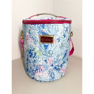 Lilly Pulitzer Lion Around Round Beach Cooler Bag Insulated Beach Cooler